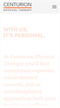Mobile Screenshot of centurionpt.com